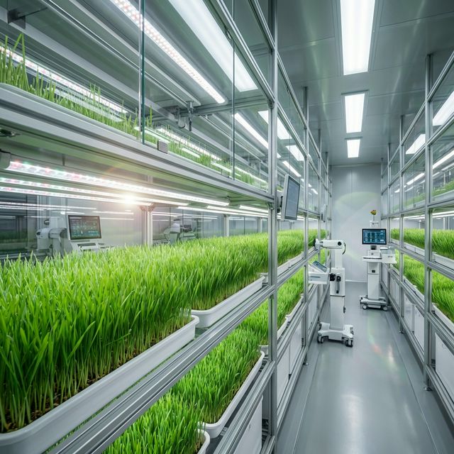 Pristine, pesticide-free hydroponic roots